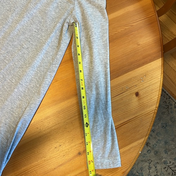 SHEIN Gray Elastic Neckline Long Sleeved Short Flowy Dress - Picture 7 of 9